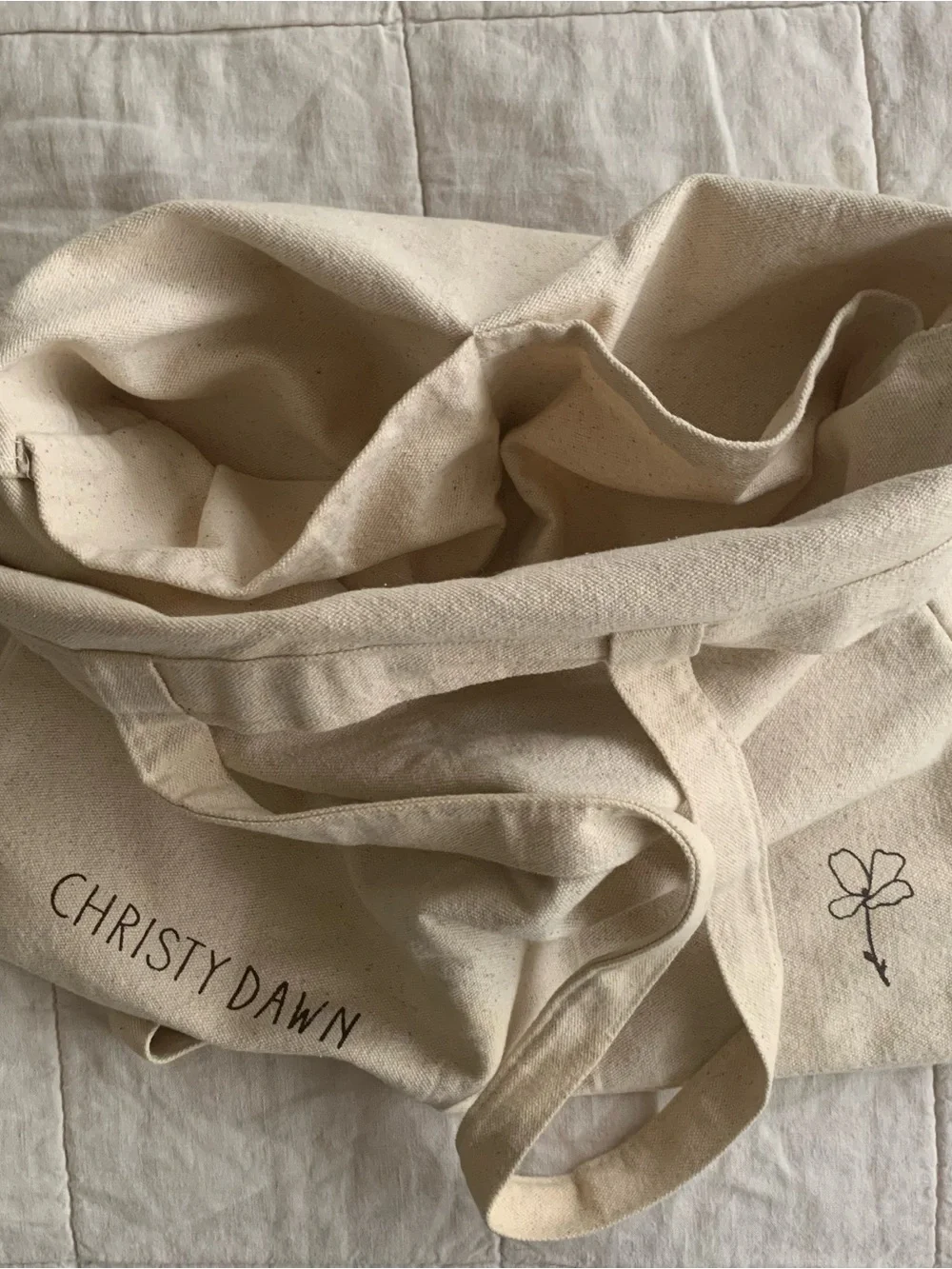 Christy Dawn - Canvas Tote Bag in Natural - 